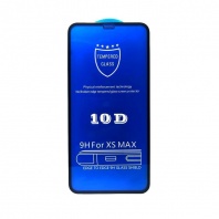 Стекло защитное 10D для iPhone XS MAX / 11 PRO MAX (чёрный) - Service-Help.ru