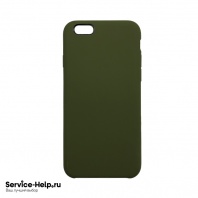 Чехол Silicone Case для iPhone 6 / 6S (тёмно-оливковый) без логотипа №48 COPY AAA+* - Service-Help.ru