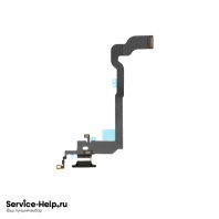 Нижний шлейф (разъём зарядки) для iPhone X (белый) ORIG 1 в 1 - Service-Help.ru