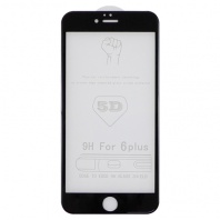 Стекло защитное 5D для iPhone 6 Plus/6S Plus (чёрный)* - Service-Help.ru
