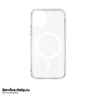Чехол Silicone Case для iPhone 14 PRO MAX (с MagSafe) (прозрачный)  - Service-Help.ru