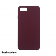 Чехол Silicone Case для iPhone 7 / 8 (бордовый) без логотипа №52 COPY AAA+* - Service-Help.ru