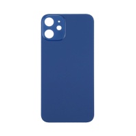 Задняя крышка для iPhone 12 (синий) (ув. вырез камеры) + (СЕ) + логотип ORIG Завод - Service-Help.ru