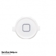 Кнопка HOME для iPhone 4 (толкатель) (белый) COPY AAA+* - Service-Help.ru
