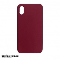 Чехол Silicone Case для iPhone X / XS (пурпурный) без логотипа №36 COPY AAA+* - Service-Help.ru