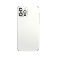 Корпус для iPhone 12 PRO MAX (белый) (отходит ободок нижней камеры) ORIG Завод (CE) + логотип - Service-Help.ru