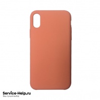 Чехол Silicone Case для iPhone X / XS (персик) без логотипа №2 COPY AAA+* - Service-Help.ru
