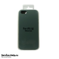 Чехол Silicone Case для iPhone 5 / 5S / SE (изумрудный) без логотипа №58 COPY AAA+ - Service-Help.ru