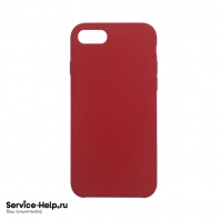Чехол Silicone Case для iPhone 7 / 8 (тёмно-красный) без логотипа №33 COPY AAA+* - Service-Help.ru
