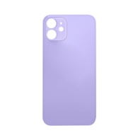 Задняя крышка для iPhone 12 (фиолетовый) (ув. вырез камеры) + (СЕ) + логотип ORIG Завод - Service-Help.ru