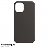 Чехол Silicone Case для iPhone 12 Mini (тёмно-серый) закрытый низ №15 COPY AAA+ - Service-Help.ru