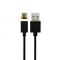 Кабель Micro USB - USB (CA-5480) "MAGNETIC" 4А длина 1,5м (чёрный) * - Service-Help.ru