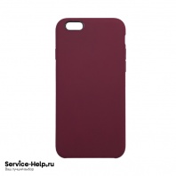Чехол Silicone Case для iPhone 6 / 6S (бордовый) без логотипа №52 COPY AAA+* - Service-Help.ru