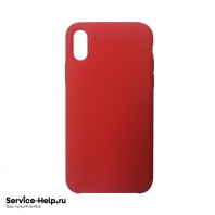 Чехол Silicone Case для iPhone X / XS (красный) без логотипа №14 COPY AAA+* - Service-Help.ru