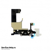 Нижний шлейф (разъём зарядки) для iPhone 6 Plus (белый) ORIG 1в1 - Service-Help.ru