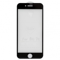 Стекло защитное 5D для iPhone 7/8/SE2 (чёрный)* - Service-Help.ru