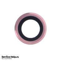 Стекло камеры для iPhone 6 / 6S (в сборе) (розовый) COPY AAA+ - Service-Help.ru