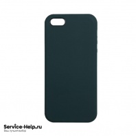 Чехол Silicone Case для iPhone 5 / 5S / SE (тёмно-оливковый) без логотипа №48 COPY AAA+* - Service-Help.ru