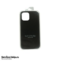 Чехол Silicone Case для iPhone 12 PRO MAX (шоколадный) закрытый низ без логотипа №22 COPY AAA+ - Service-Help.ru