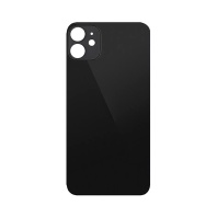 Задняя крышка для iPhone 11 (чёрный) (ув. вырез камеры) + (СЕ) + логотип ORIG Завод - Service-Help.ru
