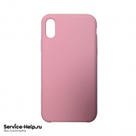 Чехол Silicone Case для iPhone X / XS (розовый) без логотипа №6 COPY AAA+* - Service-Help.ru