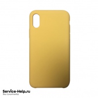 Чехол Silicone Case для iPhone X / XS (медовый) без логотипа №4 COPY AAA+* - Service-Help.ru